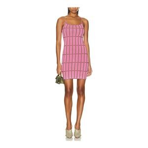 Jacquemus 'La Robe' Pink Viscose Maille Malha Size 38